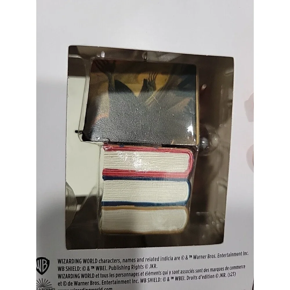 Hallmark 2023 Harry Potter BOOKS and WAND Christmas Ornament Wizarding World New